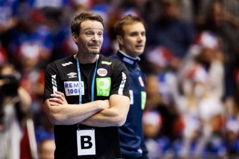 190103 Christian Berge head coach of Norway during the Gjensidige Cup match between Norway and Iceland on January 3 2019 in Oslo Photo Vegard Wivestad Grott BILDBYRAN kod VG 170266, detectedSourceLanguage  Copyright: VEGARDxWIVESTADxGRoTT BB190103BB456
