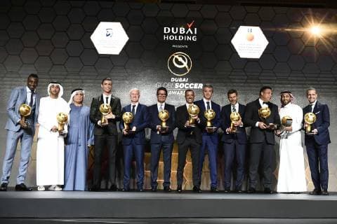 Sport Bilder des Tages Foto Fabio Ferrari - LaPresse 03 Gennaio 2019 Dubai ( Emirati Arabi ) Globe Soccer Award 2019 - Decima Edizione. Nella foto:i premiati photo Fabio Ferrari LaPresse January 03, 2019 Dubai (Unated Arab Emirate) Sport Globe Soccer Award 2016 - 10th Edition. In the pic: Awarded  Copyright: xFabioxFerrari LaPresse LaPresse x