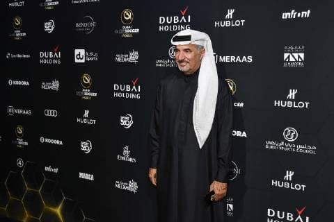 Photo LaPresse - Marco Alpozzi January 03, 2019 Dubai, United Arab Emirate Globe Soccer Award 2019 - 10th edition In the pic: Saeed Mohammed Hareb  Copyright: xMarcoxAlpozzi LaPressex