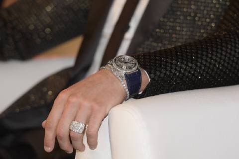 Foto Fabio Ferrari - LaPresse 03 Gennaio 2019 Dubai ( Emirati Arabi ) Globe Soccer Award 2019 - Decima Edizione. Nella foto: orologio Cristiano Ronaldo photo Fabio Ferrari LaPresse January 03, 2019 Dubai (Unated Arab Emirate) Sport Globe Soccer Award 2016 - 10th Edition. In the pic: Clock Cristiano Roanaldo  Copyright: xFabioxFerrari LaPresse LaPresse x