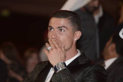 Foto Fabio Ferrari - LaPresse 03 Gennaio 2019 Dubai ( Emirati Arabi ) Globe Soccer Award 2019 - Decima Edizione. Nella foto: Cristiano Ronaldo photo Fabio Ferrari LaPresse January 03, 2019 Dubai (Unated Arab Emirate) Sport Globe Soccer Award 2016 - 10th Edition. In the pic: Cristiano Roanaldo  Copyright: xFabioxFerrari LaPresse LaPresse x