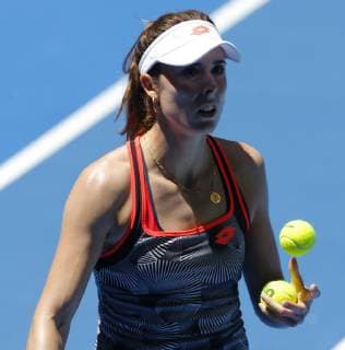 4th January 2019, RAC Arena, Perth, Australia; Hopman Cup Tennis, sponsored by Mastercard; Alize Cornet of Team France  ActionPlus12092779 DavidxWoodley