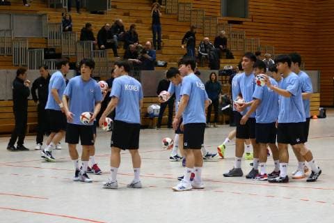 Handball Men Season 2018 19 World Championship 2019 in Germany and Denmark public training Korea 04 01 19 Copyright: xMichaelxHundtx xMatthiasxKochx