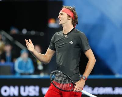 Alexander Zverev reacts disappointed disappointment emotion Copyright: xJuergenxHasenkopfx
