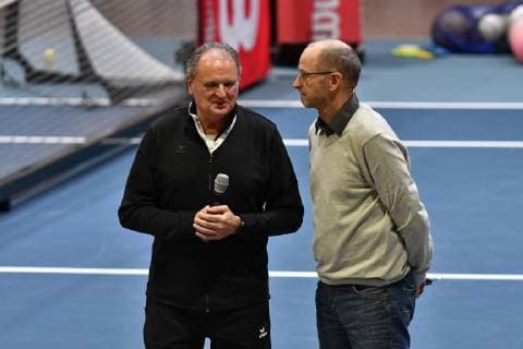 GER International DTB Tennis Congress 2019 04 01 2018 Estrel Congress Center Berlin GER International DTB Tennis Congress 2019 in picture Hans Peter Born and Matthias Stach welcome the participants nph Mauelshagen nph00321