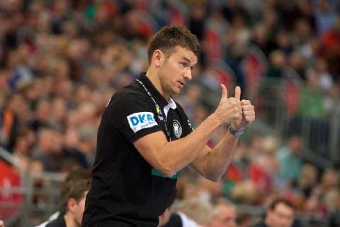 Handball Hanover 04 01 2019 test match preparation game Germany GER Czech Republic CZE Christian Prokop Germany Coach