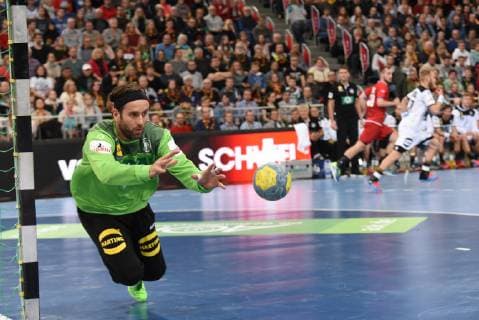 04 01 2019 xkhx Hannover Tui Arena German Handball Federation DHB Handball International Match Germany GER vs. Czech Czech Republic Goalkeeper Silvio Heinevetter GER