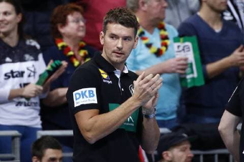 04 01 2019 TUI Arena Hannover International match Germany GER v Czech Republic CZE in picture Christian Prokop National coach GER applauds Germany GER v Czech Republic CZE