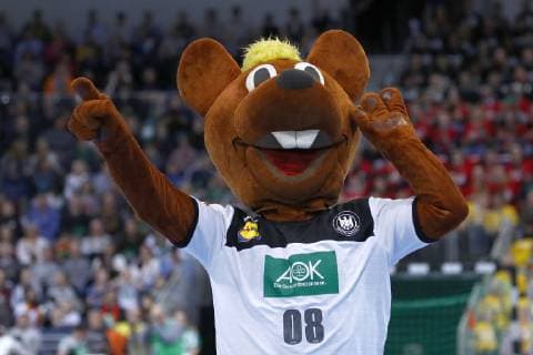 04 01 2019 TUI Arena Hannover international Germany GER v Czech Republic CZE in picture Germany mascot Hanniball Germany GER v Czech Republic CZE