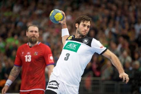 Handball Hannover 04 01 2019 test match preparation game Germany GER Czech Republic CZE Uwe Gensheimer Germany No 03