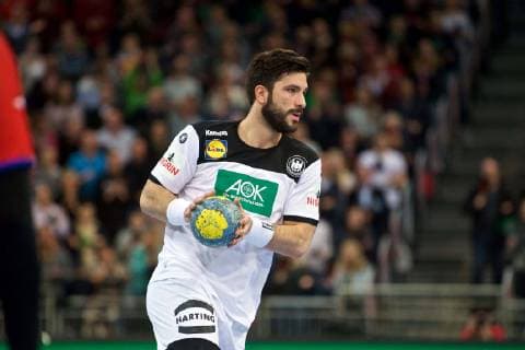 Handball Hannover 04 01 2019 test match preparation game Germany GER Czech Republic CZE Tim Suton Germany No 08