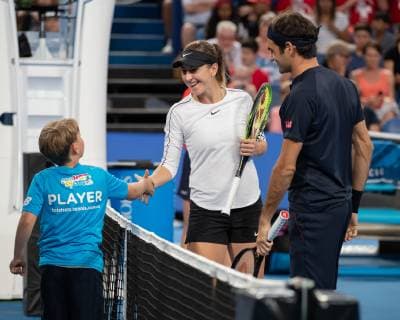 Belinda Bencic and Roger Federer Mixed Doubles Copyright: xJuergenxHasenkopfx