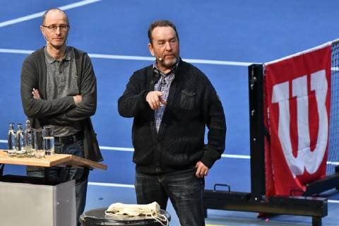 GER Internationaler DTB Tenniskongress 2019 05 01 2018 Estrel Congress Center Berlin GER Internationaler DTB Tenniskongress 2019 in picture Guenter Bresnik lectures on principles that are important for every tennis player Matthias Stach li nph Mauelshagen nph00321