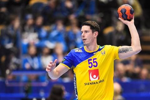190105 Swedens Kim Andersson during training match in handball between Sweden and Russia on January 5, 2019 in Jönköping, detectedSourceLanguage  Copyright: DANIELxSTILLER BB190105DS004