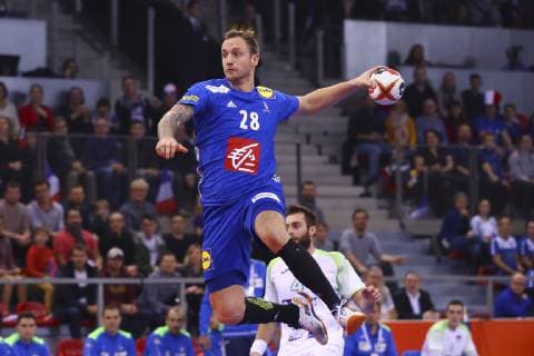 Valentin Porte (France) HANDBALL : France vs Slovenie - Match amical - 05 01 2019 GwendolineLeGoff Panoramic 