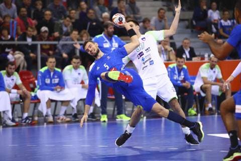 Nedim Remili (France) HANDBALL : France vs Slovenie - Match amical - 05 01 2019 GwendolineLeGoff Panoramic 