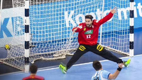 Goalkeeper Silvio Heinevetter No. 12 Germany cannot parry a throw Germany vs. Argentina Handball Test game 06 01 19 Kiel Schleswig Holstein Germany Sparkassen Arena Copyright: xAgentur54Gradx xFelixxKoenigx