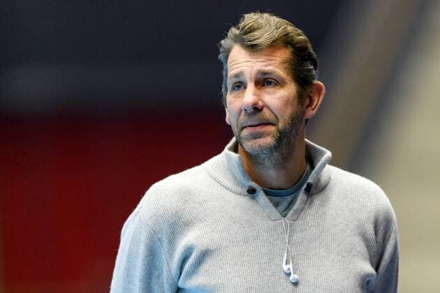 190106 Magnus Wislander before handball match in handball between Sweden and Russia on January 6, 2019 in Halmstad, detectedSourceLanguage  Copyright: KRISTERxANDERSSON BB190106KA004