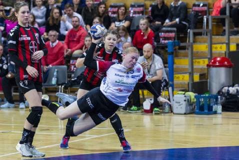 Handball Bundesliga TSV Bayer 04 Leverkusen vs Thueringer HC 17 24 Impressions of the Handball Bundesliga TSV Bayer 04 Leverkusen vs Thueringer HC 17 24 on 6 1 2018 in Leverkusen Ostermann Arena Germany xrkx