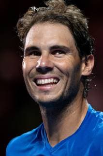 SYDNEY, AUSTRALIA - JANUARY 07: Rafael Nadal (ESP) smiles at The Sydney FAST4 Tennis Showdown on January 07, 2018, at Qudos Bank Arena in Homebush, Australia. (Photo by Speed Media Icon Sportswire) TENNIS: JAN 07 FAST4 Sydney Icon19010701274 EDITORIAL USE ONLY