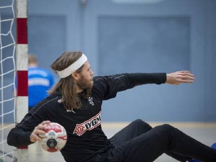 Mikkel Hansen during the training in Broendby Tuesday, January 8, 2019 Copenhagen Denmark, detectedSourceLanguage  Copyright: Scanpix LiselottexSabroex COP102 spdk20190108-124653-L