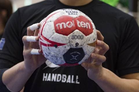 Handball WM Men Training National Team Japan Elite School of Sports Knorrstr 151 Munich Coach Sigurdson 08 01 2019 Â