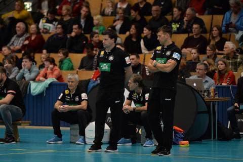 Handball Men Season 2018 19 World Championship 2019 in Germany and Denmark public training of the German national team head coach Christian Prokop Germany co coach Alexander Haase Germany 08 01 19 Copyright: xMatthiasxKochx