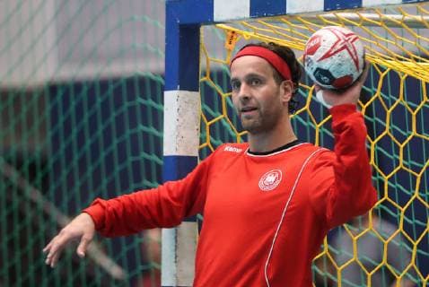 Silvio Heinevetter Germany during the open training of the German national team before the mens handball world championship 2019 on 08 01 2019 in the gymnasium of the sports forum in Berlin Handball world championship 2019 preparation open training of the national team