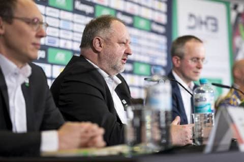 DHB President Andreas Michelmann Media Event of the German National Team Handball IHF Handball World Championship 09 01 19 Berlin Berlin Germany AOK Bundeszentrale Copyright: xAgentur54Gradx xFelixxKoenigx