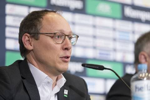 Chairman of the Board Mark Schober Media Event of the German National Team Handball IHF Handball World Championship 09 01 19 Berlin Berlin Germany AOK Bundeszentrale Copyright: xAgentur54Gradx xFelixxKoenigx