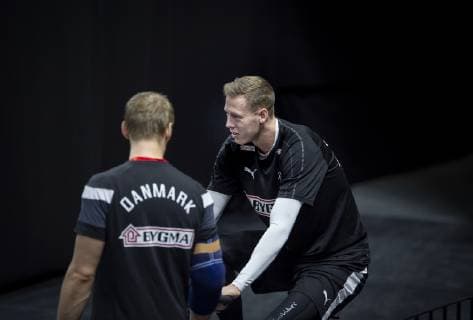 Nikolaj Markussen under traeningen in Royal Arena onsdag den 9 januar 2019 Copenhagen Denmark, detectedSourceLanguage  Copyright: Scanpix LiselottexSabroex cop101 spdk20190109-145855-L