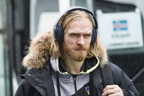 Handball WM GER DEN 19 Arrival of the Icelandic national handball team Hilton Park Hotel Munich 09 01 2019 Â