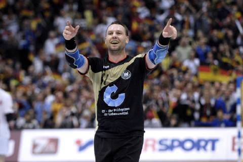 SCHWARZER Christian Team Germany celebrates Handball World Championships 2007 in Germany Final Germany Poland in the Lanxess Arena on 04 February 2007 in Cologne