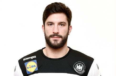 Tim Suton at the DHB press conference for the Handball World Championship 2019 on 03 01 2019 at the Steigenberger Hotel Treudelberg in Hamburg Portrait Portrait Landscape Camera view Studio German Men Handball National Team German Handball Federation DHB Team Men Tim Suton Hamburg Copyright: xPubx Eibner-Pressefotox EP_pub