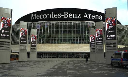Mercedes Benz Arena is venue tonight is start Berlin Handball WM 2019 jpg
