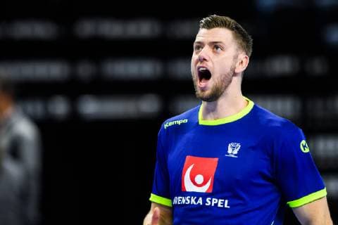 190110 Niclas Ekberg of Sweden during a press meeting and practice during the IHF World Handball Championship on January 10 2019 in Copenhagen Photo Ludvig Thunman BILDBYR u0081N kod LT 35572, detectedSourceLanguage  Copyright: LUDVIGxTHUNMAN BB190110LT014