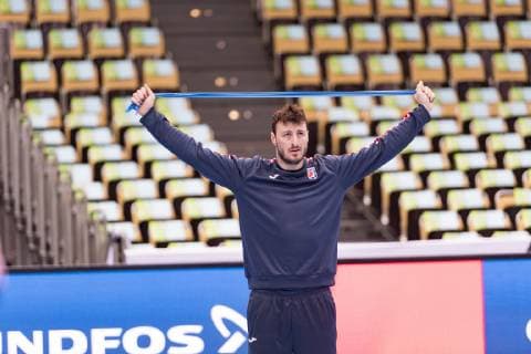 Handball WM GER DEN 19 Training Team Croatia Olympic Hall Munich 09 01 2019 Picture Â