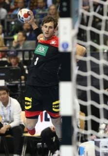 Uwe Gensheimer Germany at the opening match Korea vs. Germany of the Handball World Championship 2019 mens 10 01 2019 in the Mercedes Benz Arena in Berlin Handball World Championship 2019 Group A Korea vs Germany