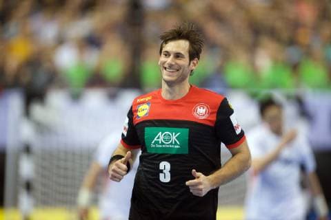 Handball Berlin 10 01 2019 World Championships 2019 Mens World Championships Group A Germany GER Korea KOR Uwe Gensheimer Germany No 03