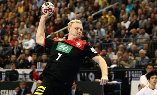 Patrick Wiencek Germany at the opening match Korea vs. Germany of the mens handball world championship 2019 on 10 01 2019 in the Mercedes Benz Arena in Berlin Handball world championship 2019 Group A Korea vs. Germany