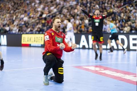Torhueter Andreas Wolff Nr 33 Germany is happy after a parade Korea vs Germany preliminary round handball IHF Handball World Championship 10 01 19 Berlin Berlin Germany Mercedes Benz Arena Copyright: xAgentur54Gradx xFelixxKoenigx