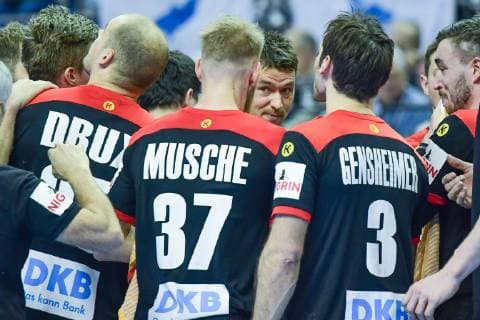 Germany Berlin Mercedes Benz Arena IHF Mens Handball World Championship Germany Coach Christian Prokop GER Korea KOR