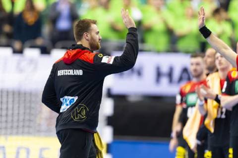 Goalkeeper Andreas Wolff No 33 Germany voted Player of the Match PotM Korea vs. Germany Preliminary Round Handball IHF Handball World Championship 10 01 19 Berlin Berlin Germany Mercedes Benz Arena Copyright: xAgentur54Gradx xFelixxKoenigx