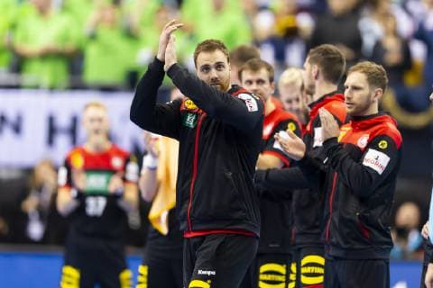 Goalkeeper Andreas Wolff No 33 Germany voted Player of the Match PotM Korea vs. Germany Preliminary Round Handball IHF Handball World Championship 10 01 19 Berlin Berlin Germany Mercedes Benz Arena Copyright: xAgentur54Gradx xFelixxKoenigx