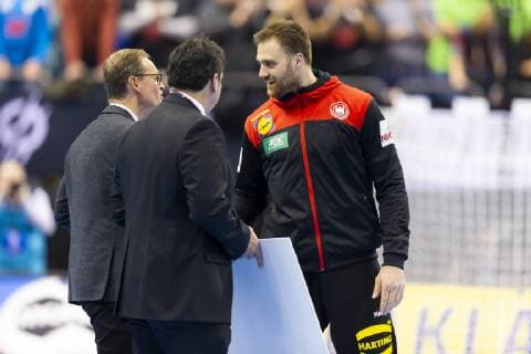 Goalkeeper Andreas Wolff No 33 Germany voted Player of the Match PotM Korea vs. Germany Preliminary Round Handball IHF Handball World Championship 10 01 19 Berlin Berlin Germany Mercedes Benz Arena Copyright: xAgentur54Gradx xFelixxKoenigx