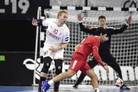 Denmark vs Chile World Cup Group C Handball match at Royal Arena in Copenhagen Denmark Thursday january 10th 2019 Copenhagen Danmark Denmark, detectedSourceLanguage  Copyright: LiselottexSabroex COP101 spdk20190110-203330-L