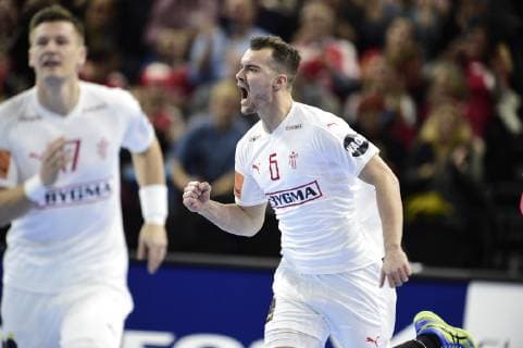 Casper U MortensenMen s IHF Handball World Championship Group C match between Denmark and Chile in Copenhagen Denmark on Thursday Jan 10 2019 Copenhagen Denmark, detectedSourceLanguage  Copyright: MadsxClausxRasmussenx COP101 spdk20190110-204038-L