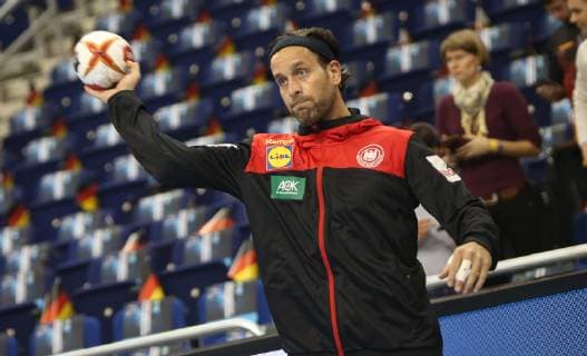 Silvio Heinevetter Germany at the opening match Korea vs Germany of the mens handball world championship 2019 on 10 01 2019 in the Mercedes Benz Arena in Berlin Handball world championship 2019 Group A Korea vs Germany