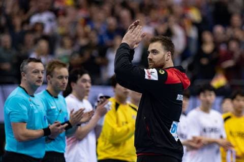 Handball WM Korea Germany on 10 01 2019 in the Mercedes Benz Arena in Berlin Man of the Match for Andreas WOLFF Germany xMNx
