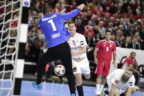 Men s IHF Handball World Championship Group C match between Denmark and Chile in Copenhagen Denmark on Thursday Jan 10 2019 Copenhagen, detectedSourceLanguage  Copyright: MadsxClausxRasmussenx COP101 spdk20190110-213116-L